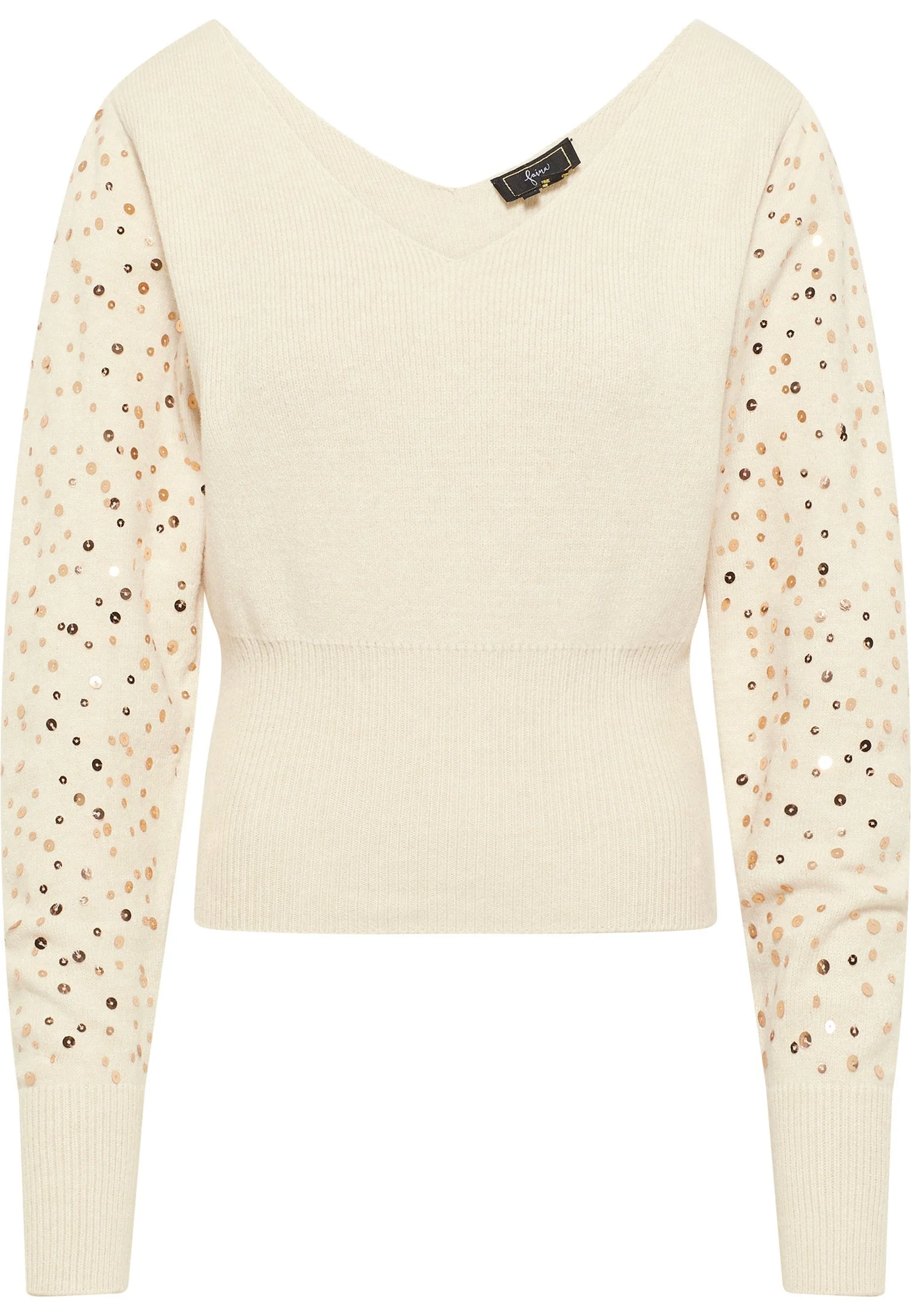 Faina Imane - Trui - Champagner 7 Faina Imane - Trui - Champagner - Afbeelding 5