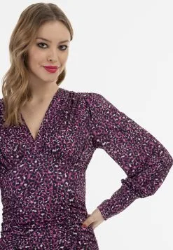 Faina Mini Jurken Jurk Dames Fuchsia -Outlet Faina Winkel edb268041990786684e58870d22354aa