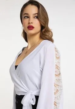 Faina Kanten Blouses Blouse Dames Wit -Outlet Faina Winkel ee844517332574cea4635d3d89d47ef3
