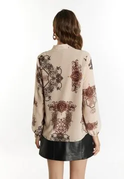 Faina Overhemden Blouse Dames Beige -Outlet Faina Winkel f3549b6429c1f5e4df814c317d5371f6