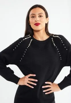 Faina Gebreide Jurken Gebreide Jurk Tuxe Dames Zwart -Outlet Faina Winkel f83ae4e8b89e57a2846d19c978f94eb0