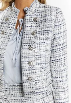 Faina Bouclé - Blazer - Blau Mehrfarbig 10 Faina Bouclé - Blazer - Blau Mehrfarbig -Outlet Faina Winkel f8509fe12c2a4505be7d60002b7c5323