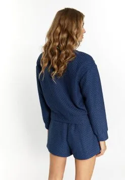 Faina Boucé Mit Strass-Steinen Nally - Vest - Marine -Outlet Faina Winkel f860a17f883a44cca979f80ee11767b2