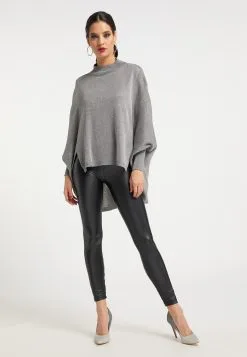 Faina Fijngebreide Truien Trui Dames Zilver -Outlet Faina Winkel fb87bebd06e4e627d57ee35812789e42