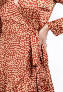 Faina Mini Jurken Jurk Dames Roestrood -Outlet Faina Winkel fd0b5b781a441591a74336588ed4b013