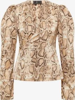 Faina Blouseshirts Blouse Dames Beige / Ecru